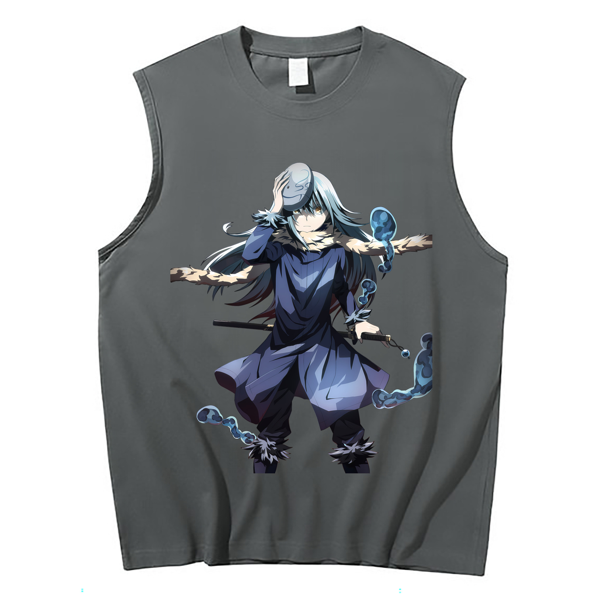 （画像用） 転スラ Regarding Reincarnated to Slime コットン100％タンクトップ（フロントプリント）